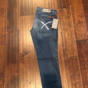 7 For All Mankind Gwenevere Blue Nova High-Rise